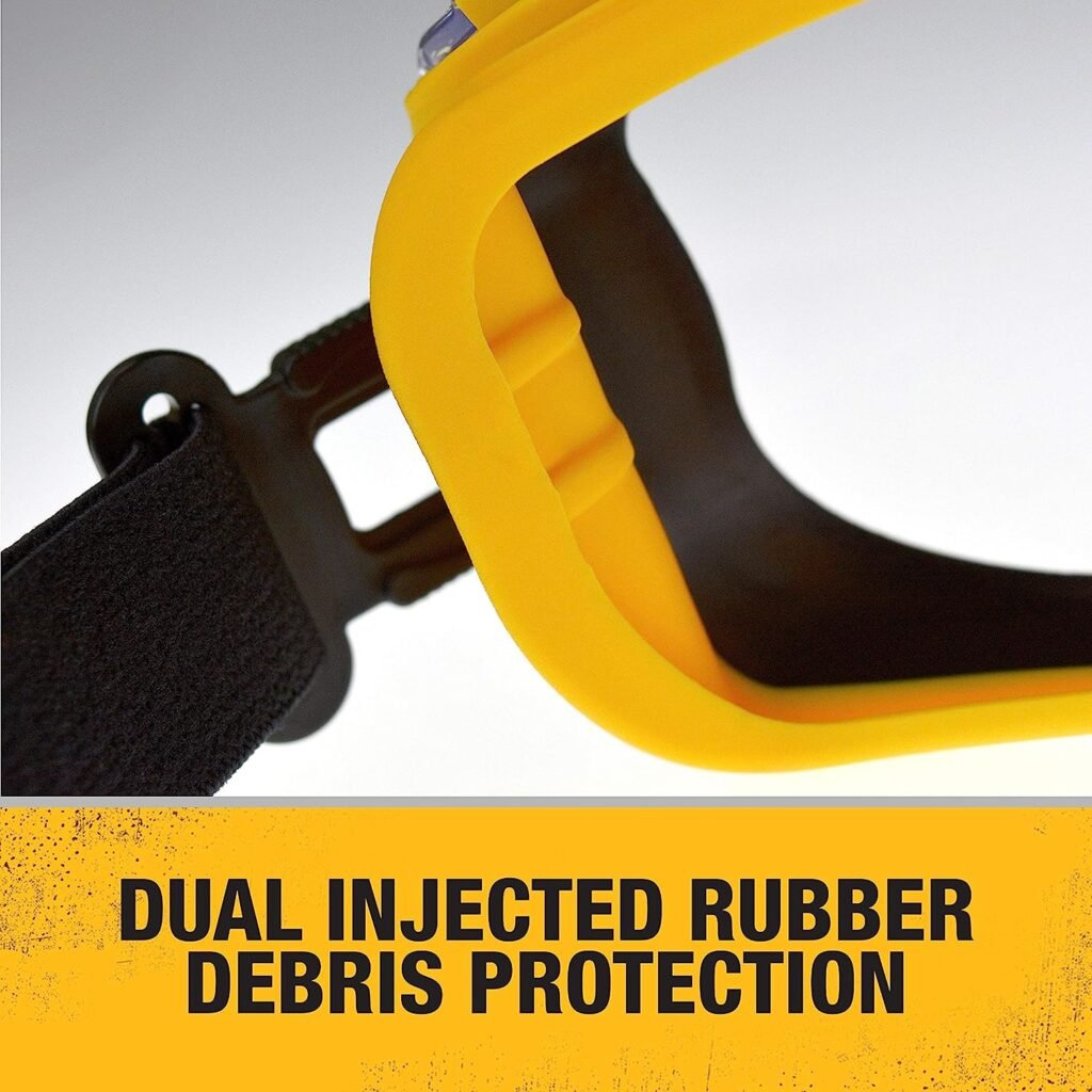 Dewalt DPG82 Concealer Anti-Fog Dual Mold Safety Goggle - 1 Pair