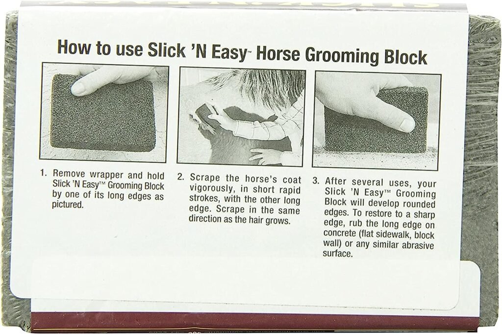 Farnam Slick N Easy Horse Grooming Block