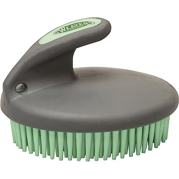 Weaver Leather Mane and Tail Brush, Mint/Gray